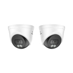 WD800 - Add-on 4K POE Dome Security Camera w/ Audio, AI Detection, Wider-Angle, Dual-Light Color Night Vision, IP67 Waterproof