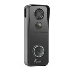 Camstro 5MP Wireless Video Doorbell, Motion Detection, 180-Day Battery Life, Night Vision, 2-Way Audio, Works with Alexa & Google Home, IP65 Weatherproof