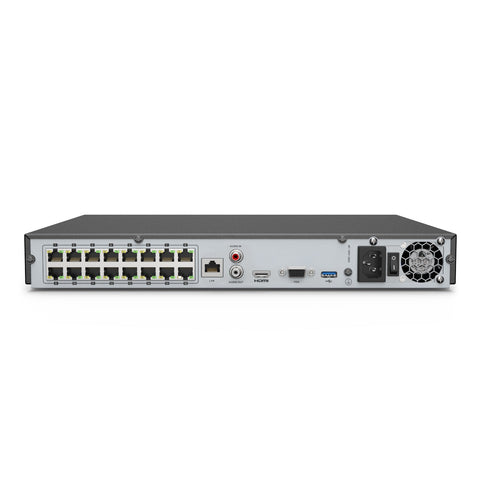 ANNKE 4K 16 Channel H.265+ PoE NVR, Dual Hard Drive Bays, RTSP Supported, Works with Alexa