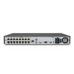 ANNKE 4K 16 Channel H.265+ PoE NVR, Dual Hard Drive Bays, RTSP Supported, Works with Alexa
