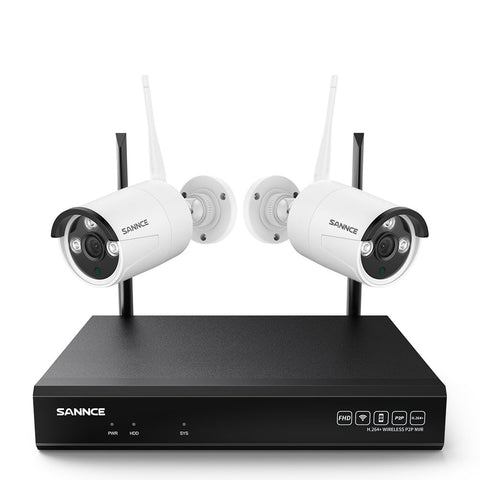 3MP 10-Channel Wireless Security Camera System, 8MP NVR, 3MP WiFi IP Cameras, Audio Recording, IP66 Waterproof, Smart AI Human Detection, Work With Alexa