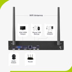 3MP 10-Channel Wireless Security Camera System, 8MP NVR, 3MP WiFi IP Cameras, Audio Recording, IP66 Waterproof, Smart AI Human Detection, Work With Alexa (4xBullet camera and 8MP 10CH NVR)