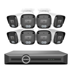 5MP 8 Channel PoE Security System, 6MP NVR, S+265., Human & Vehicle Detection, Smart Playback, Smart Notification with Image Attached