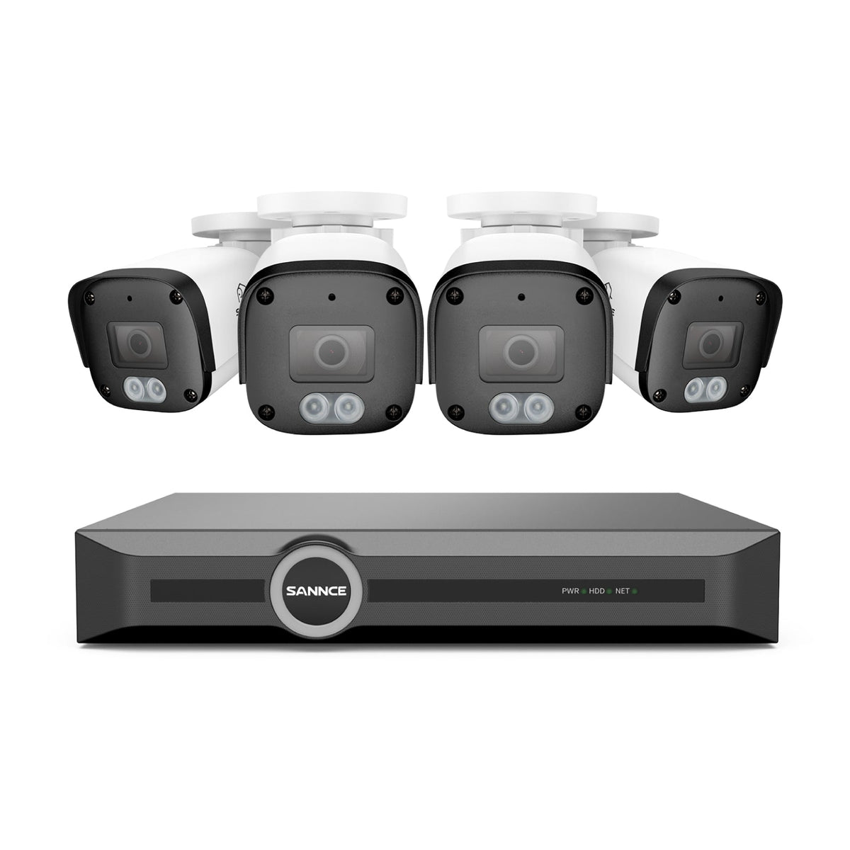 EH500 - 5MP 8 Channel PoE Security System, 6MP NVR, S+265., Smart AI Human & Vehicle Detection & Playback, Smart Notification with Image Attached