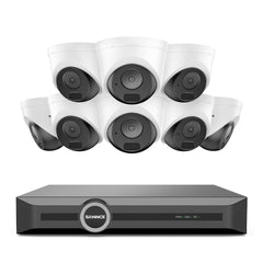 5MP 8 Channel PoE Security System, 6MP NVR, S+265., Human & Vehicle Detection, Smart Playback, Smart Notification with Image Attached