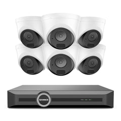 3MP 8 Channel PoE Security System, 6MP NVR, S+265., Smart Motion Detection, Smart Playback, Smart Notification with Image Attached
