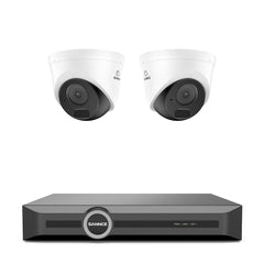 EH500 - 5MP 8 Channel PoE Security System, 6MP NVR, S+265., Human & Vehicle Detection, Color Night Vision, Smart Playback, IP67, Audio Recording, Smart Notification with Image Attached