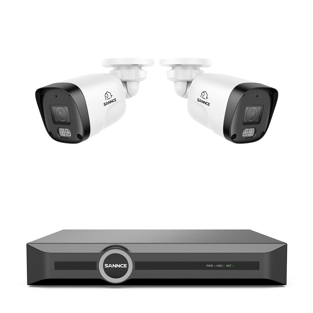 3MP 8 Channel PoE Security System, 6MP NVR, S+265., Smart Motion Detection, Smart Playback, Smart Notification with Image Attached
