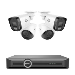 3MP 8 Channel PoE Security System, 6MP NVR, S+265., Smart Motion Detection, Smart Playback, Smart Notification with Image Attached