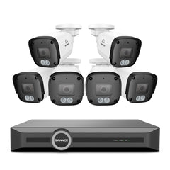 FW800 - 4K POE Security Camera System w/ Audio, AI Detection, S+265, Dual-Light Color Night Vision, IP67 Waterproof