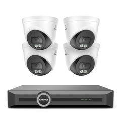 WD800 - 4K POE Security Camera System w/ Audio, AI Detection, Dual-Light Color Night Vision, IP67 Waterproof