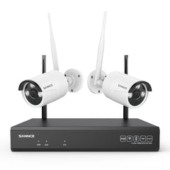 4K 16-Channel Wireless Security Camera System, 8MP NVR, 8MP WiFi IP Camera, Two-Way Audio, IP66 Waterproof, Smart AI Human Detection, Work With Alexa