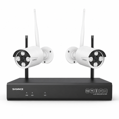 4K 8-Channel Wireless Security Camera System, 8MP NVR, 8MP WiFi IP Camera, Two-Way Audio, IP66 Waterproof, Smart AI Human Detection, Work With Alexa