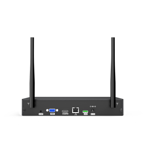 4MP 16-Channel Wireless Security Camera System, 8MP NVR, 6PCS Dual-Lens WiFi Cameras, 170° Wide View, Color Night Vision, AI Detection, Alexa
