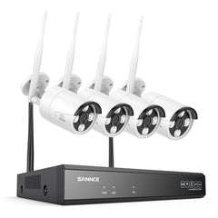 4K 16-Channel Wireless Security Camera System, 8MP NVR, 8MP WiFi IP Camera, Two-Way Audio, IP66 Waterproof, Smart AI Human Detection, Work With Alexa