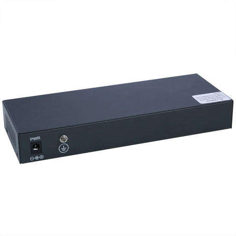 8POE+1FE 9 PORT POE Switch, plug-and-play, energy-efficient, robust metal housing, desktop or wall mounting