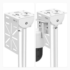 Soporte de Montaje para Cámara de Seguridad, Metal de Alta Resistencia, Montaje en Pared o Techo para Cámaras Tipo Turret, Domo y Bala, Compatible con Cámaras de Seguridad Convencionales