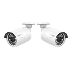 5MP Super HD PoE Security Outdoor IP Camera w/ Audio Recording for SANNCE NVR N98PBD/N96PBK (2-Pack)